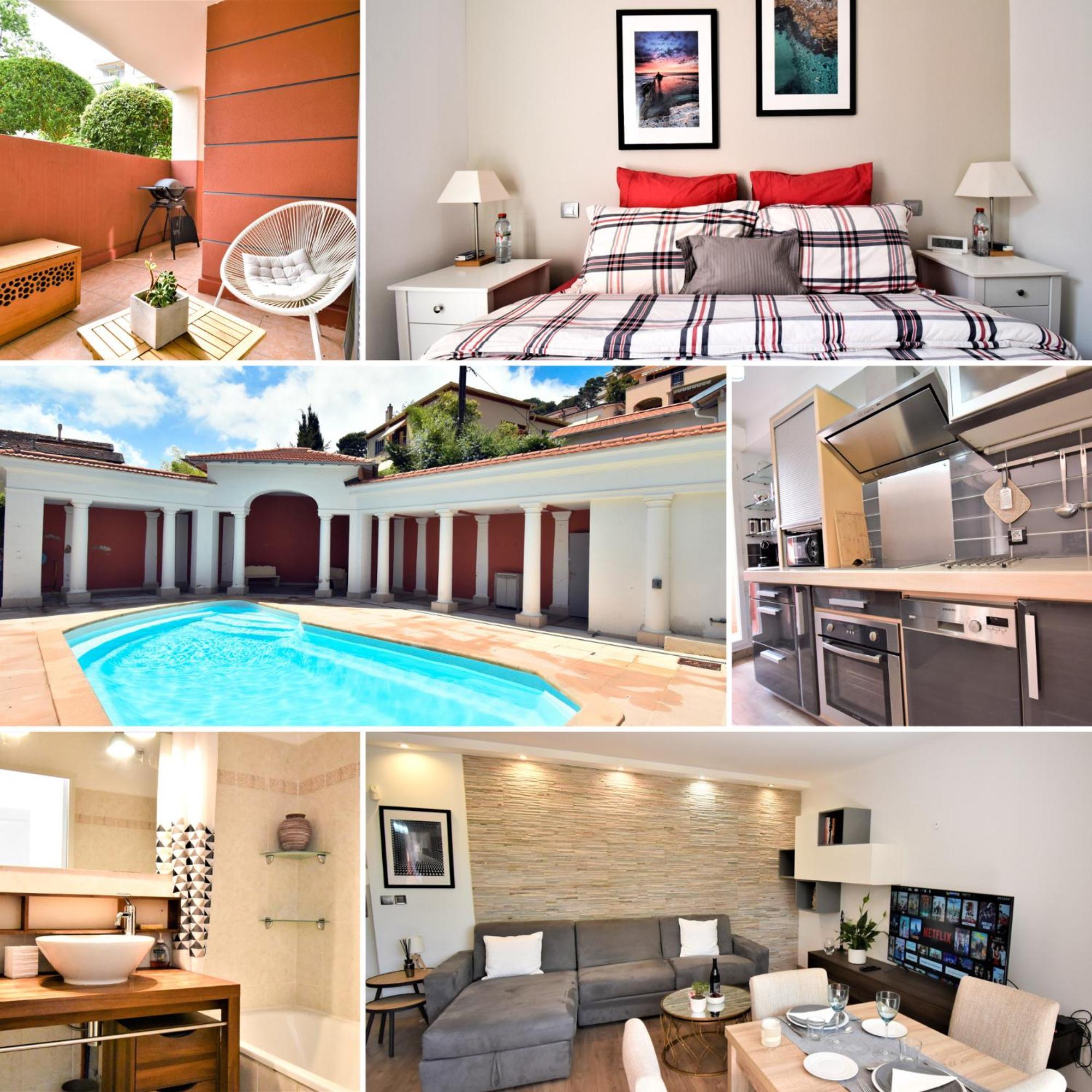 Le Cap Soleil -Standing - Piscine Collective Et Parking Prive Apartment Roquebrune-Cap-Martin Exterior photo